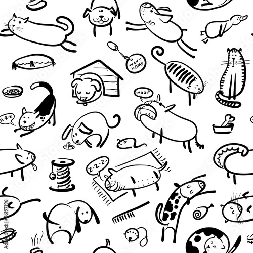 Animals seamless