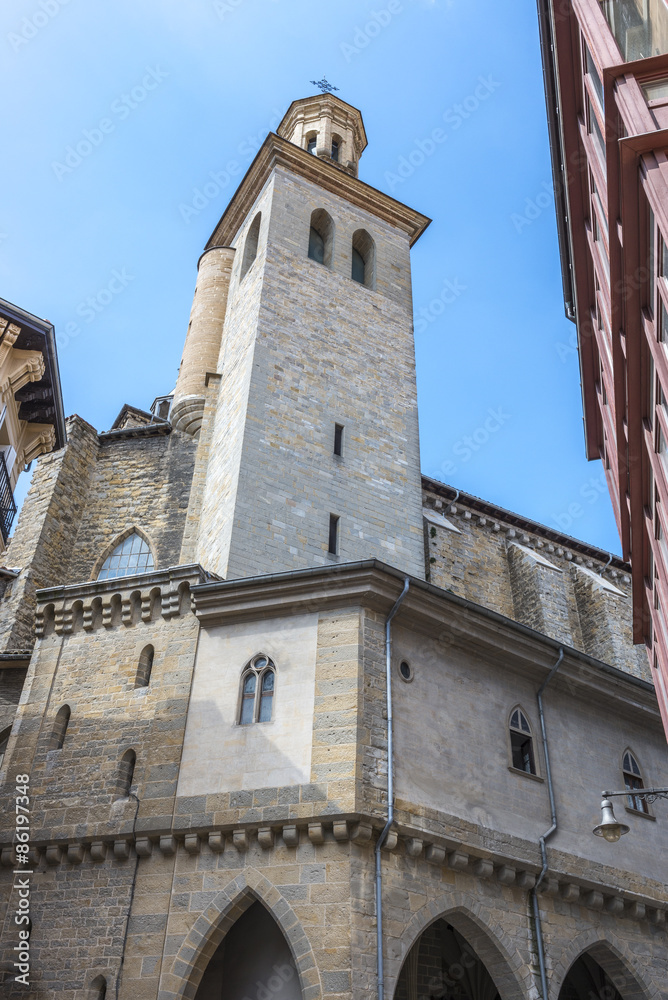 Iglesia de San Saturnino, de Pamplona (España)