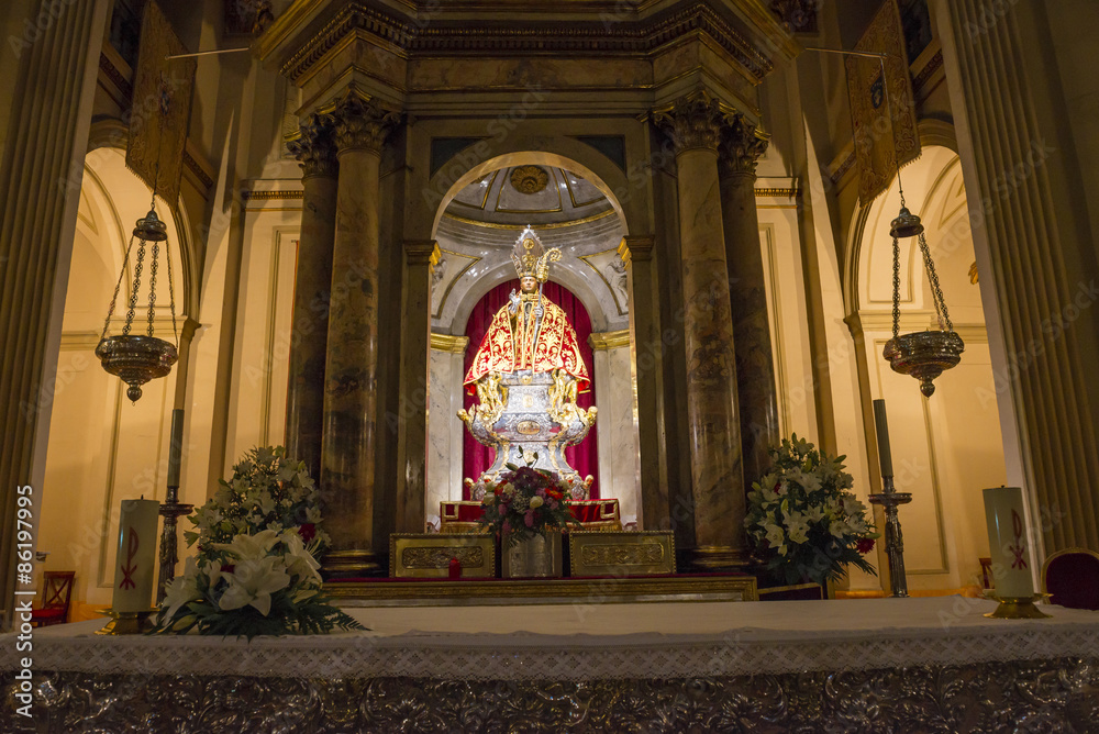 Chapel of San Fermin, church of San Lorenzo, Pamplona (Spain)