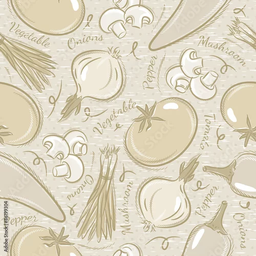 Tapety Tło z pomidorem, cebulą, pieprzem.