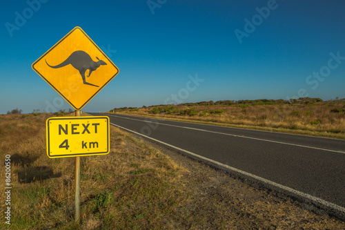 Warning Kangaroo 