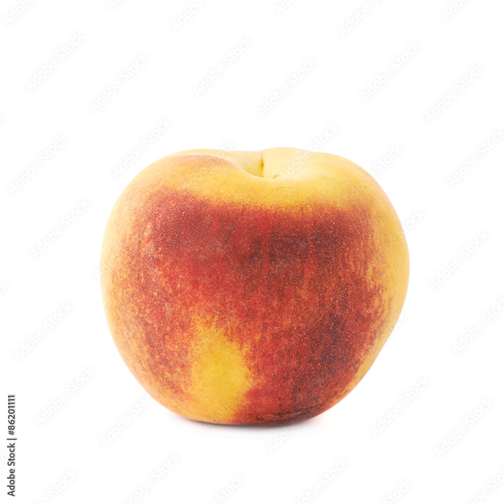 Peach fruit isolated Peach fruit isolated