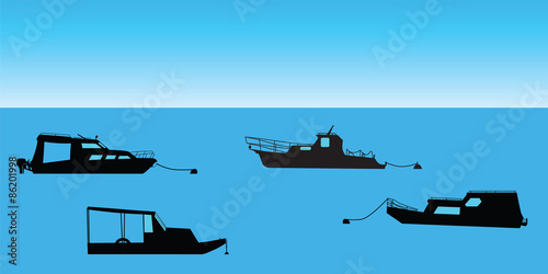 ship silhouette vector