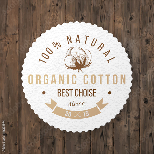 Organic cotton label