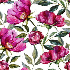 Watercolor floral pattern