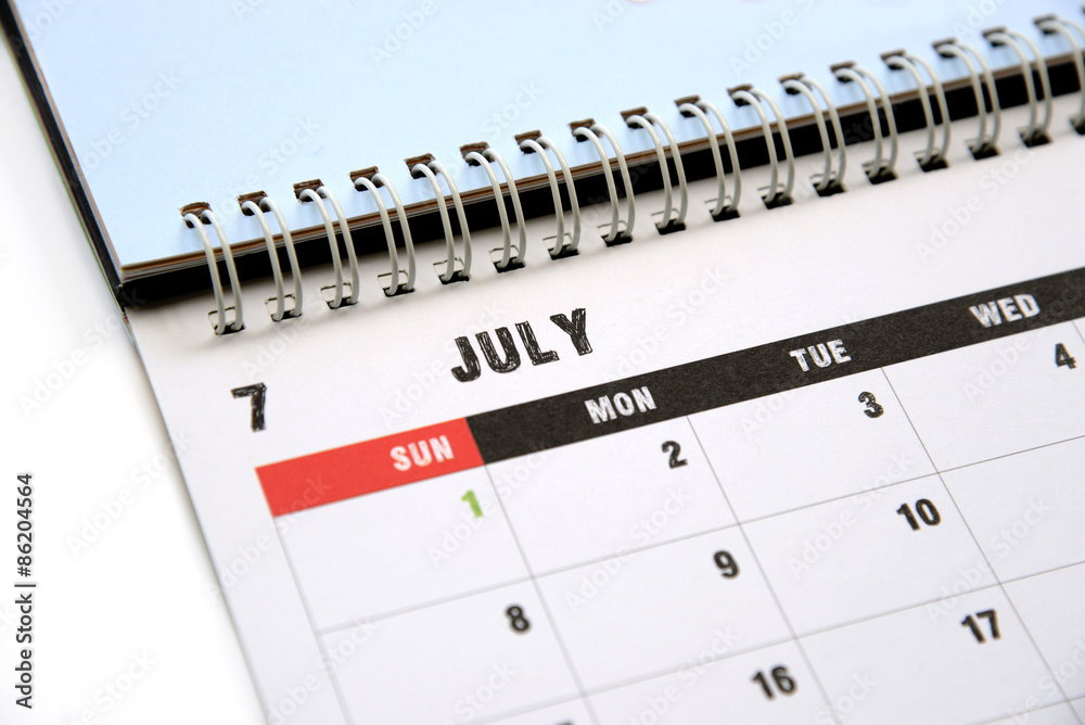 Calendar July