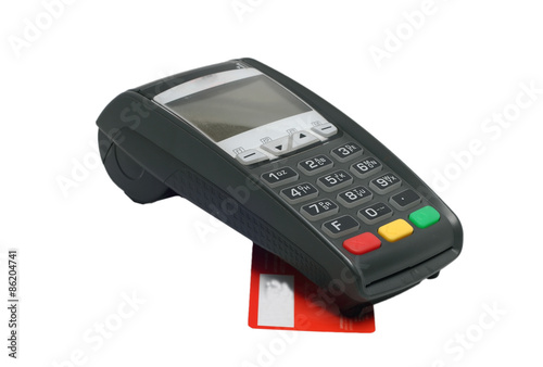 payment terminal and credit card