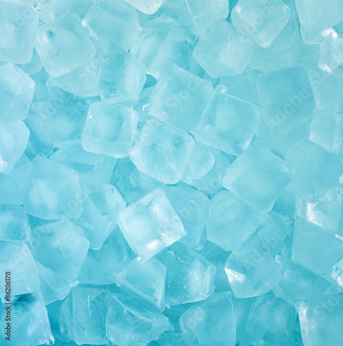 fresh cool blue ice cube background