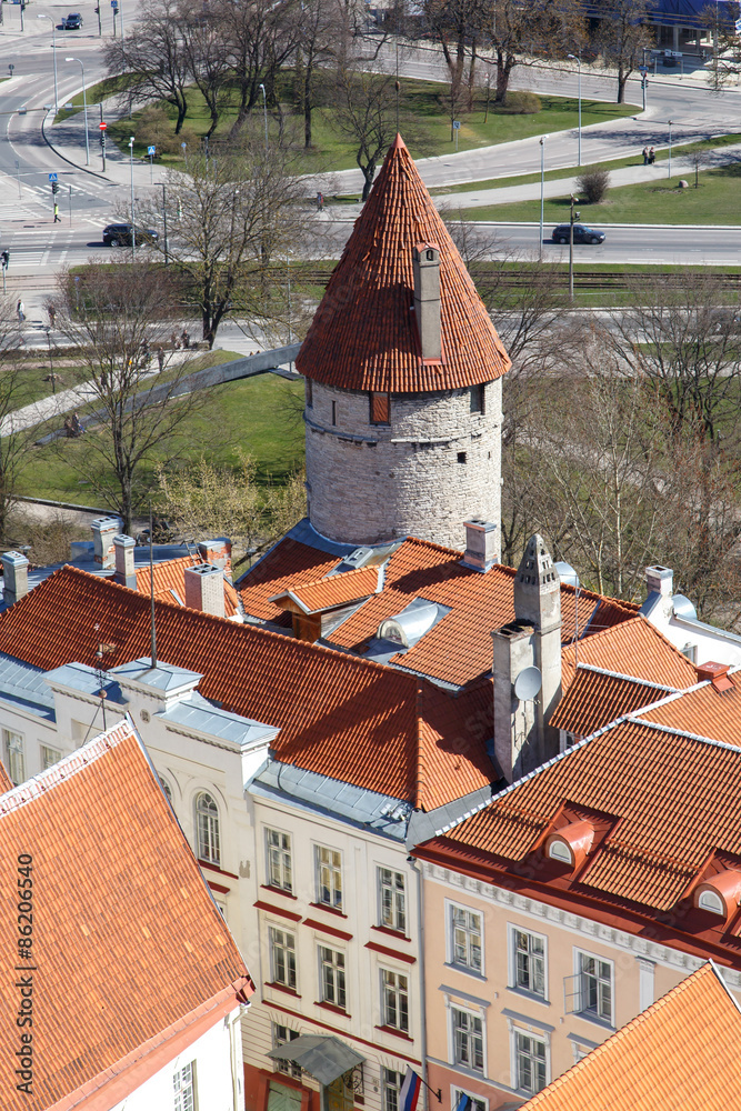 Cityscape of Tallinn