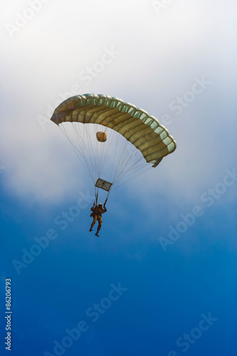 SADF Paratrooper Parachuting