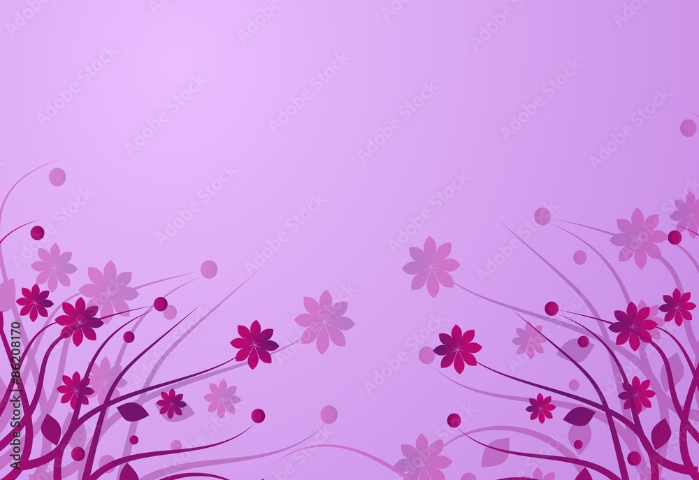 Background floral pink