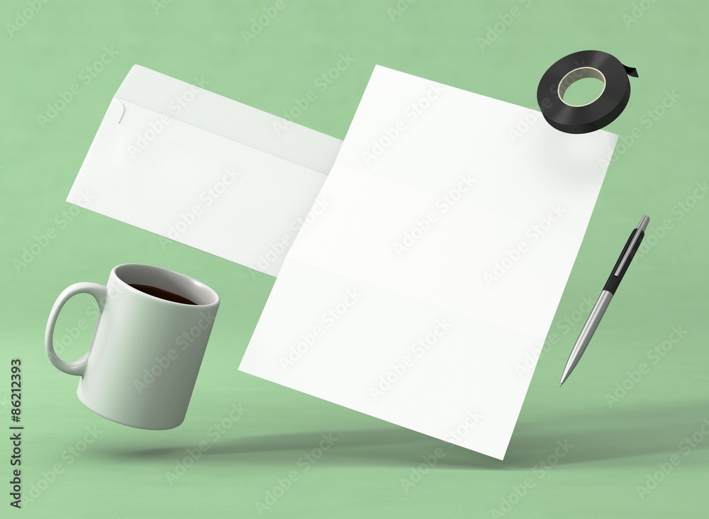 Briefpapier Kuvert Vorlage Kugelschreiber Kaffee Briefpapier Kuvert Vorlage Kugelschreiber Kaffee