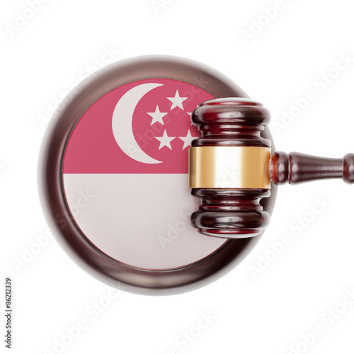 Photography National legal system conceptual series - Singapore