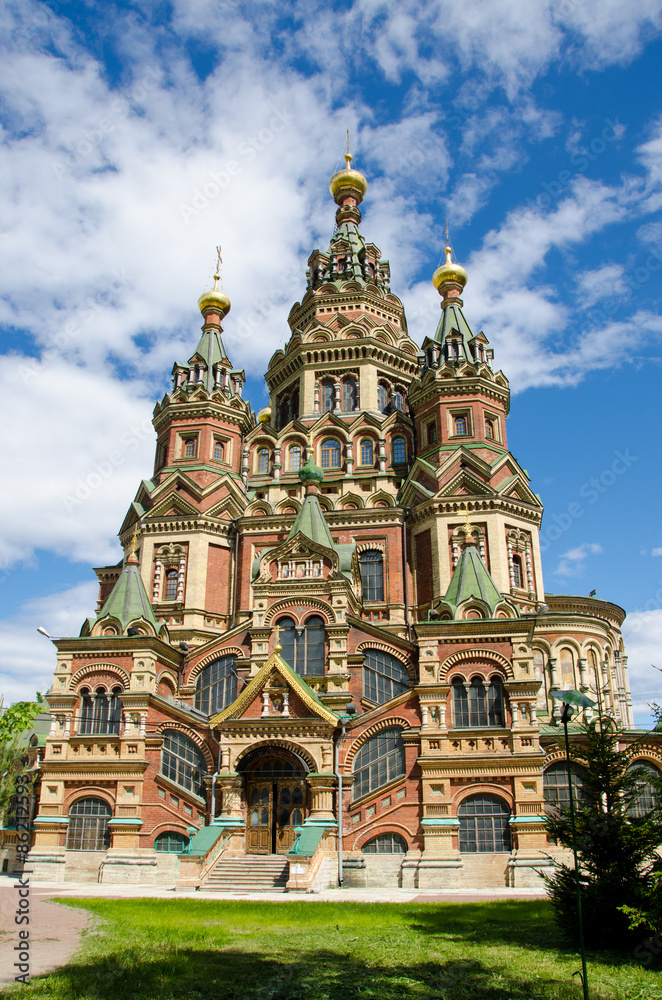Cathedral of Saints Peter and Paul in Peterhof near Saint-Petersburg, Russia Cathedral of Saints Peter and Paul in Peterhof near Saint-Petersburg, Russia