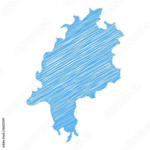 Bundesland Hessen | Scribble