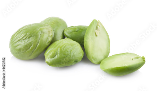 Wallpaper Mural Petai, Bitter Beans isolated on a white background. Torontodigital.ca