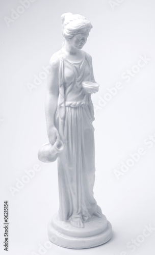 marble female classical greek figurine