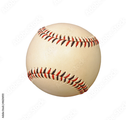 Baseball isolated on white background.