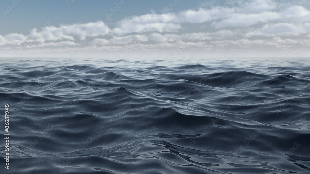 The waves of the blue sea animation in full hd The waves of the blue sea animation in full hd