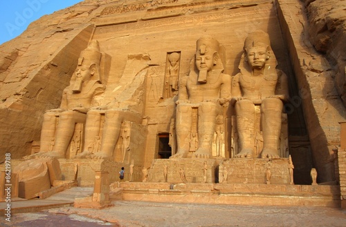 The temple of Abu Simbel in Egypt