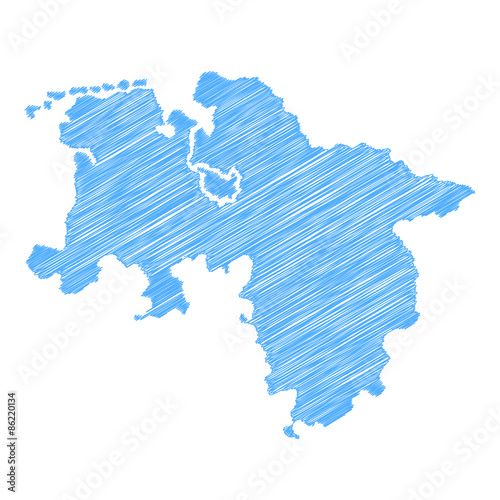 Bundesland Niedersachsen | Scribble