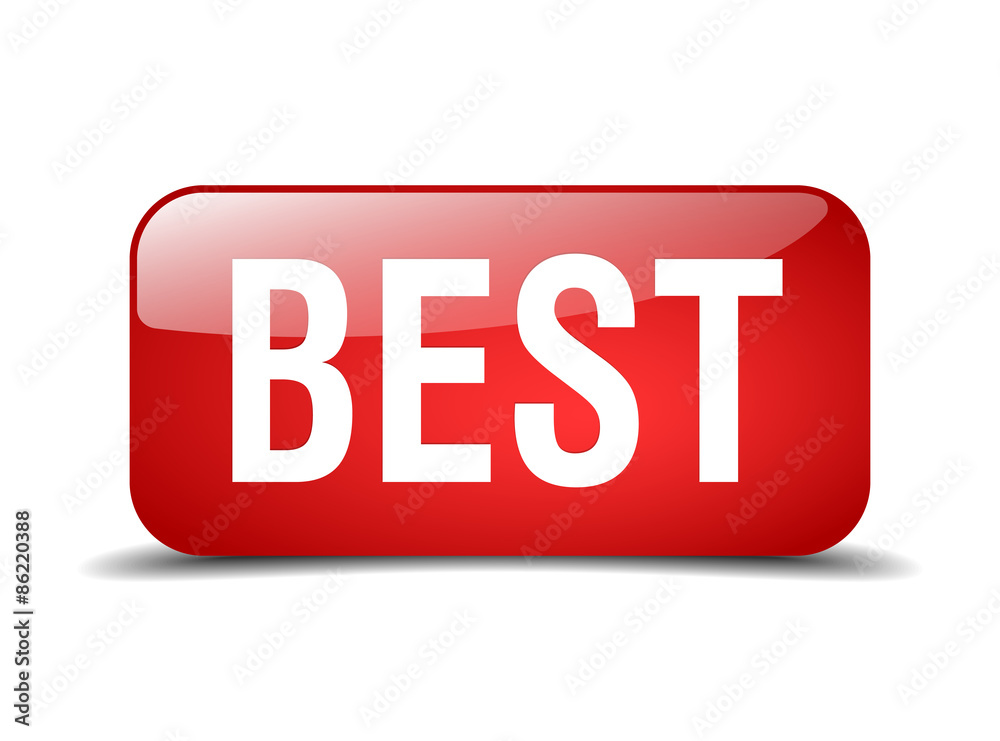 best red square 3d realistic isolated web button best red square 3d realistic isolated web button