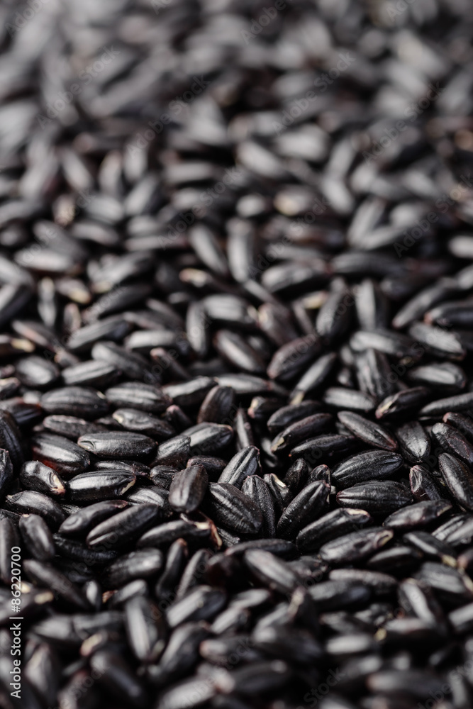 food background of black rice food background of black rice