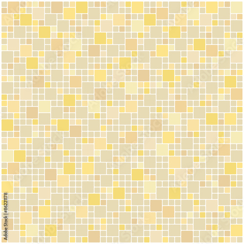 Yellow square tile wallpaper background