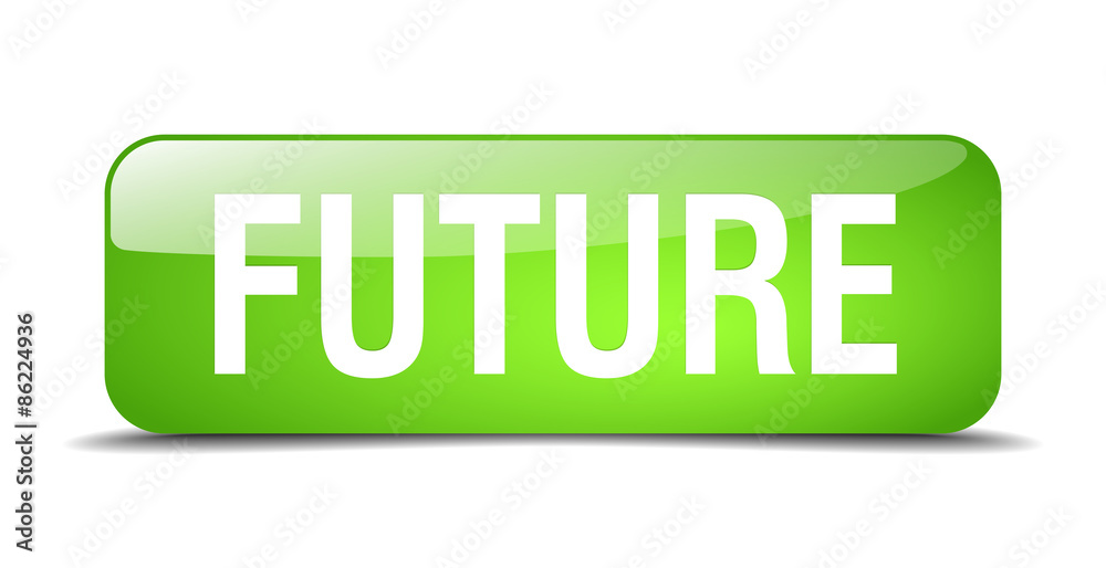 future green square 3d realistic isolated web button future green square 3d realistic isolated web button