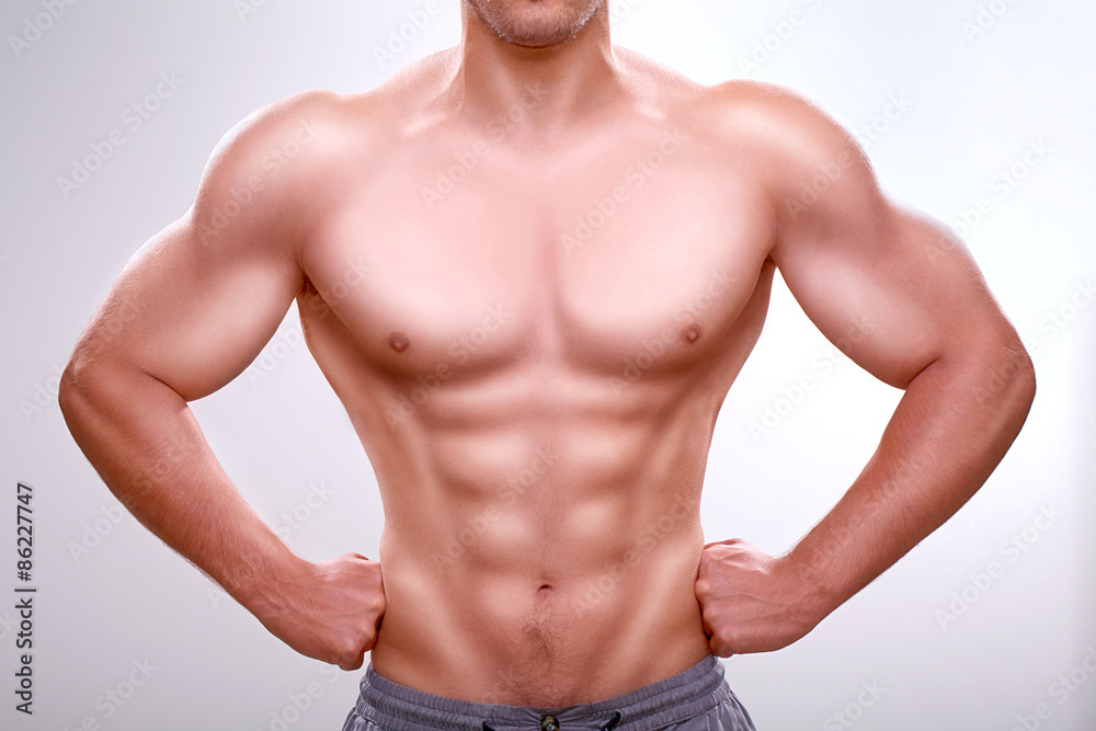Handsome young man's torso Handsome young man's torso