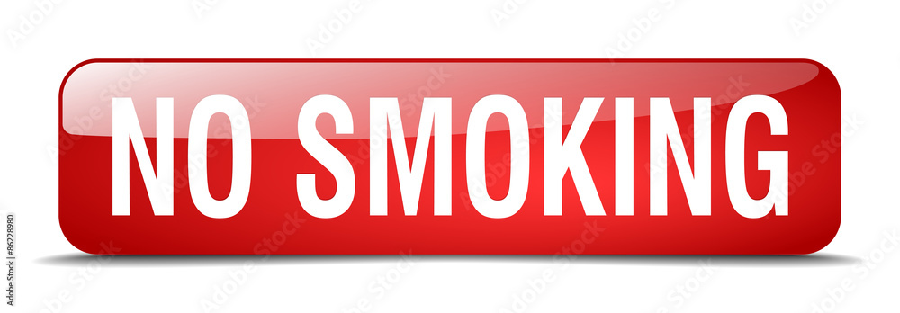 no smoking red square 3d realistic isolated web button no smoking red square 3d realistic isolated web button