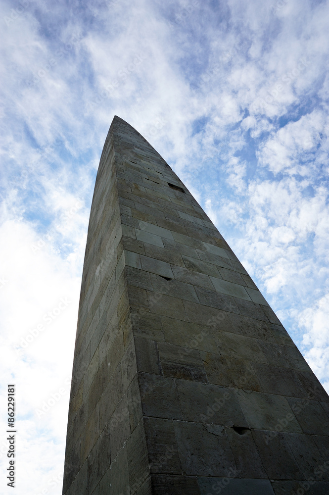 Obelisk auf dem sowjetischen Soldatenfriedhof in Tallinn, Estland Obelisk auf dem sowjetischen Soldatenfriedhof in Tallinn, Estland