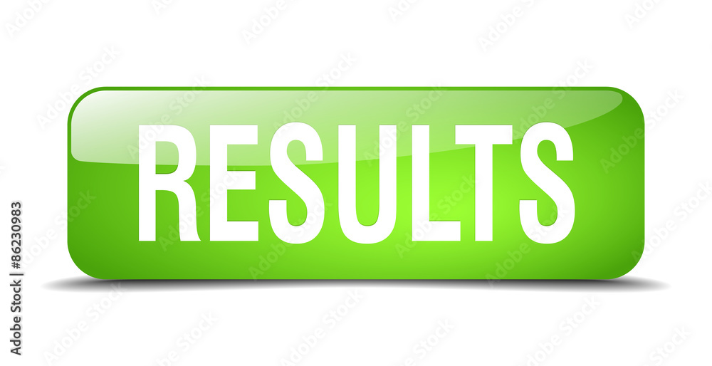 results green square 3d realistic isolated web button results green square 3d realistic isolated web button