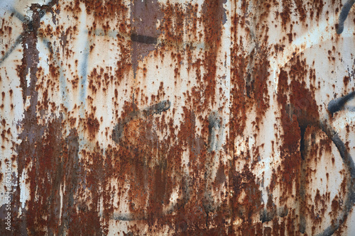 old rusty metal sheet surface