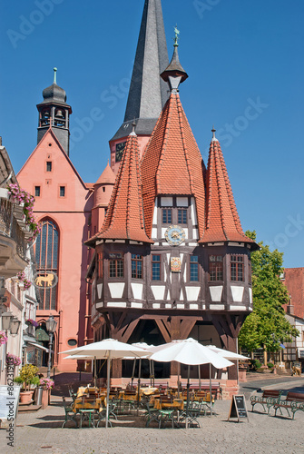 Das historische Rathaus von Michelbach im Odenwald photo