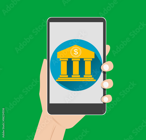 Business concept for online banking