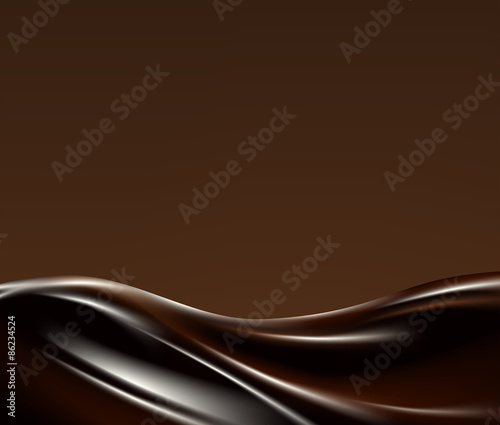Dark chocolate wave 