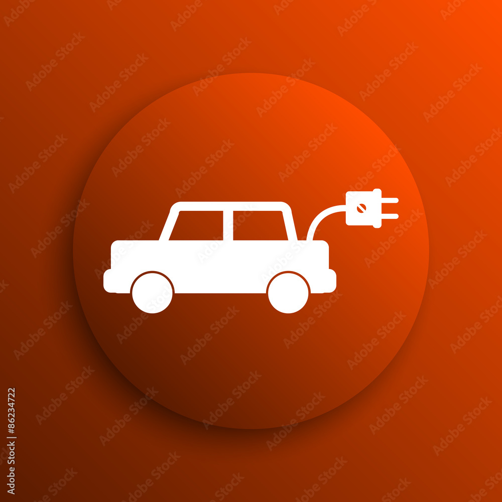 Electric car icon