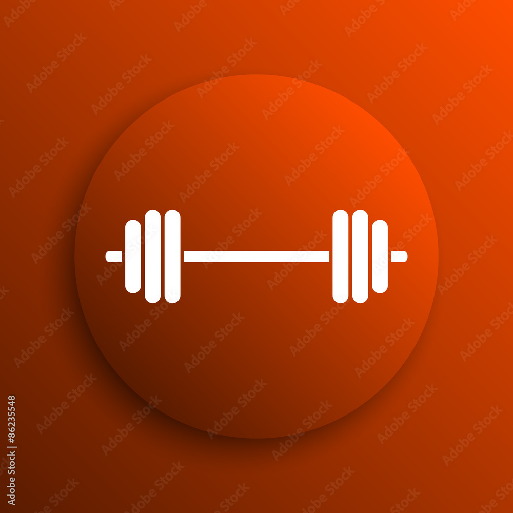 Obraz premium Weightlifting icon