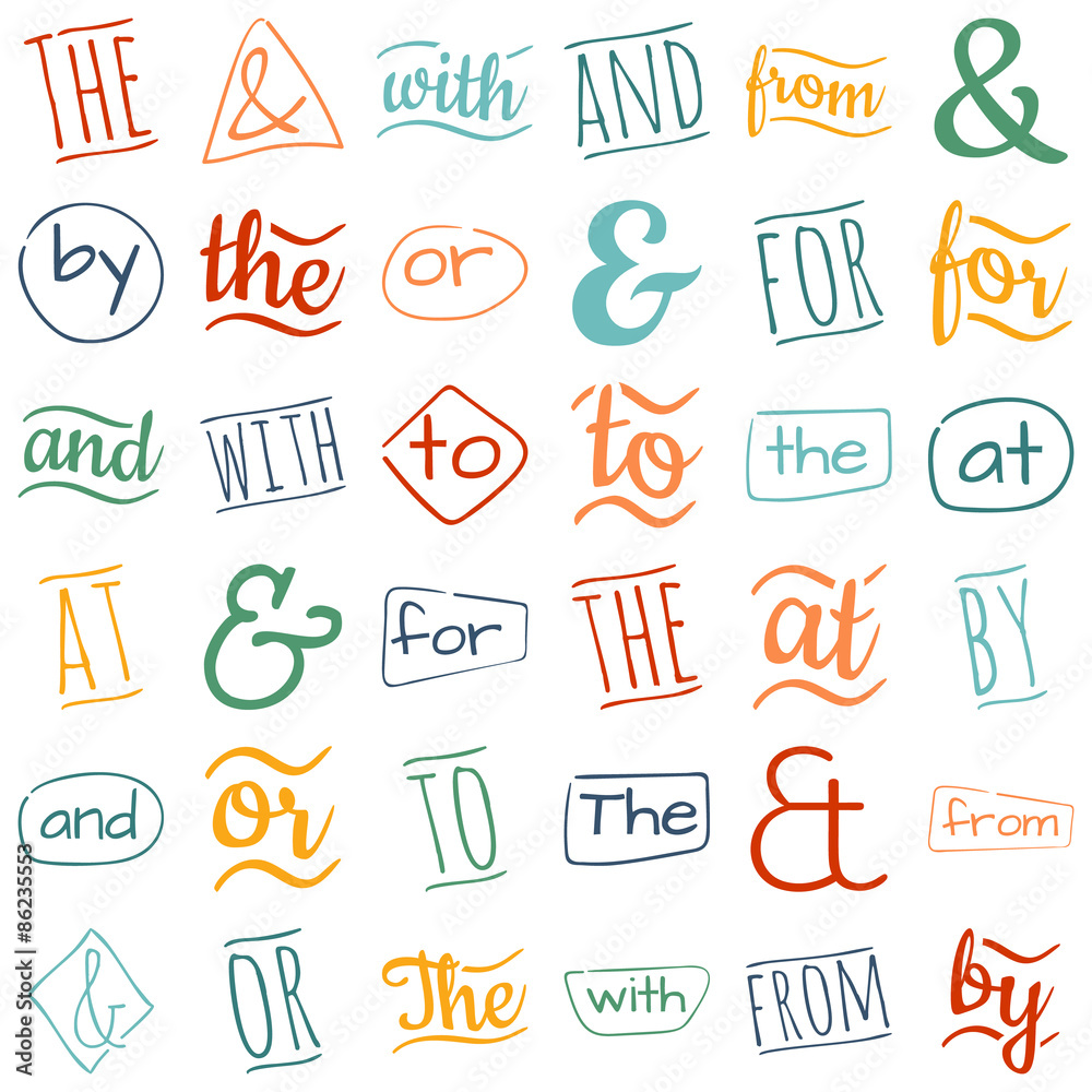 Ampersands and catchwords