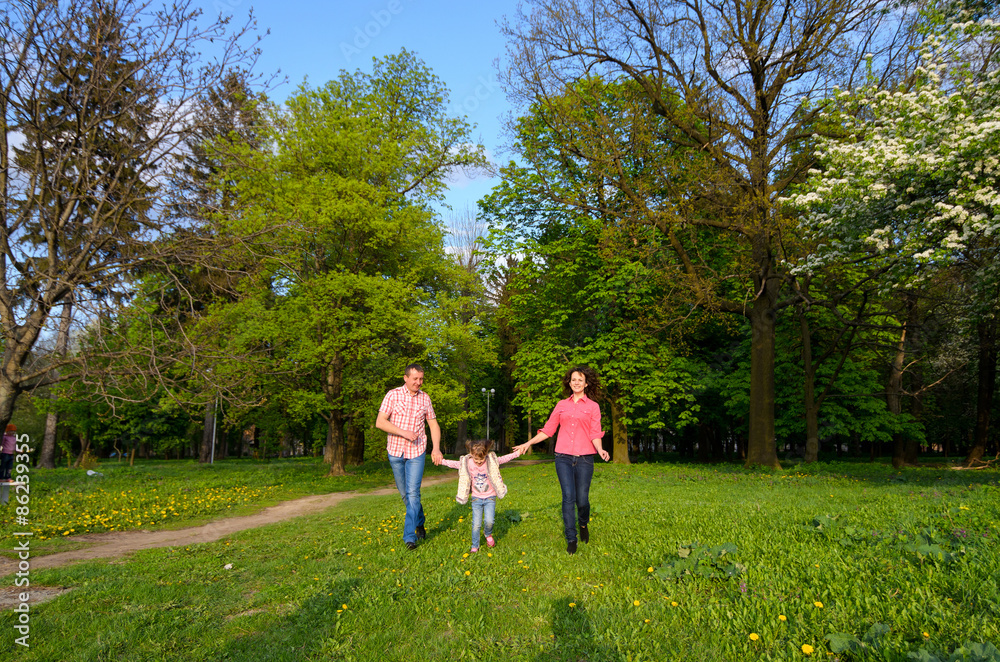 family plays on fresh air walk family plays on fresh air walk