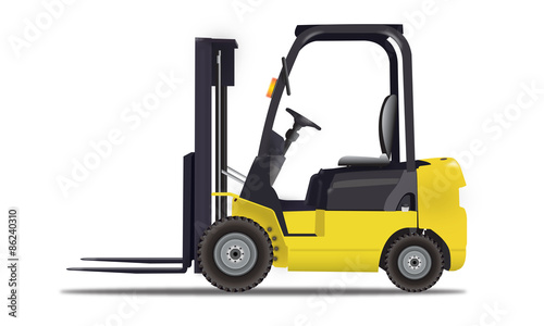 forklift vector illustration