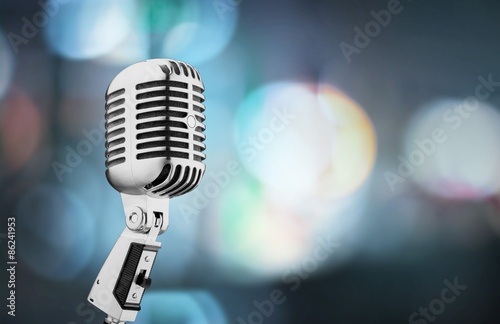 Microphone, Old, Retro Revival.
