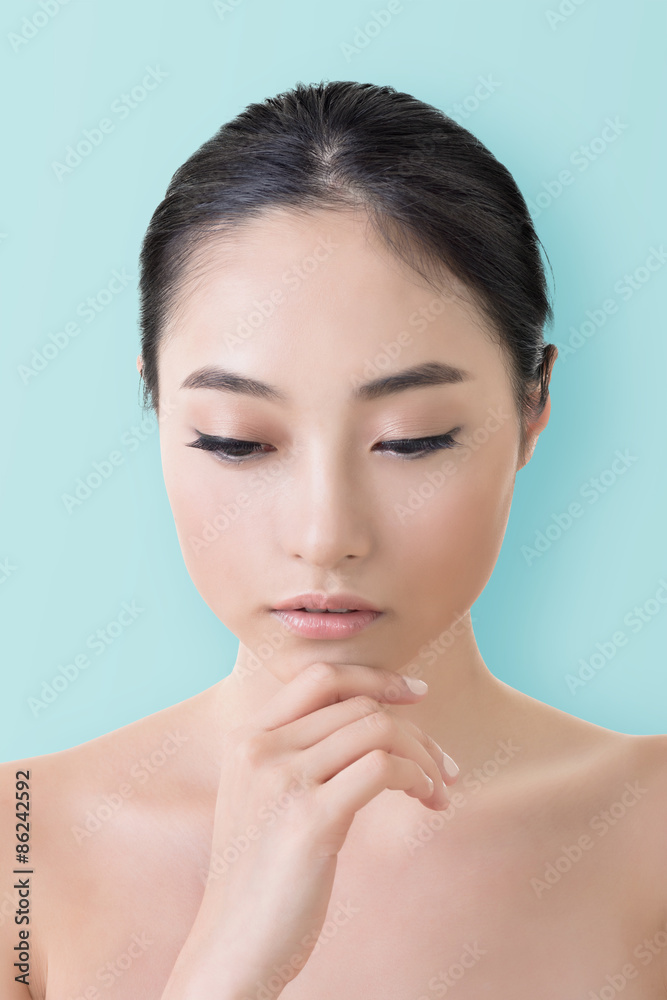Asian beauty face