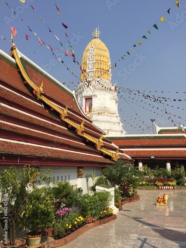 temple and pagoda in thailand