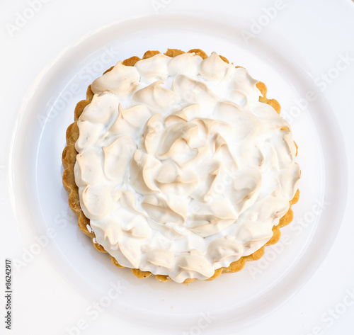 Cake or Lemon pie with meringue