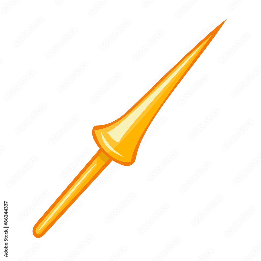 lance isolated illustration