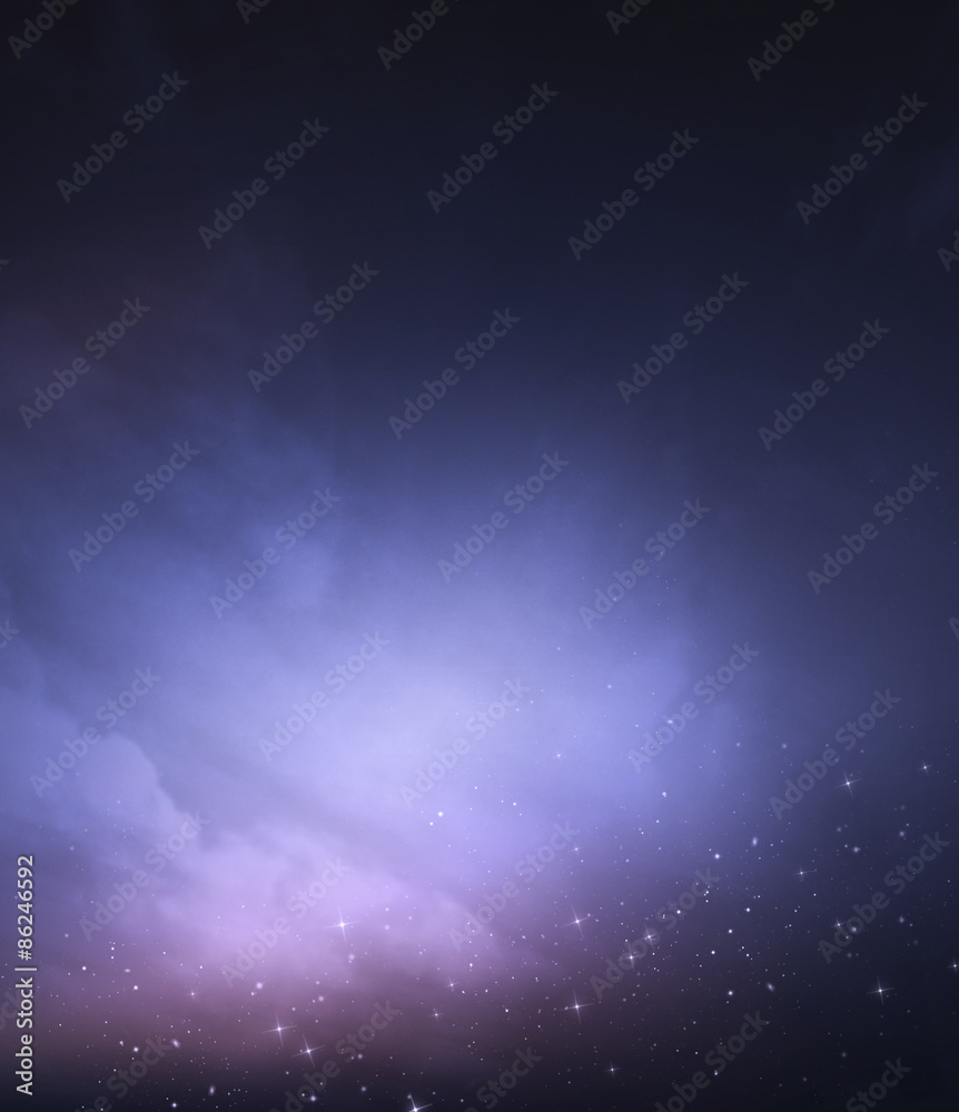Obraz premium night sky background