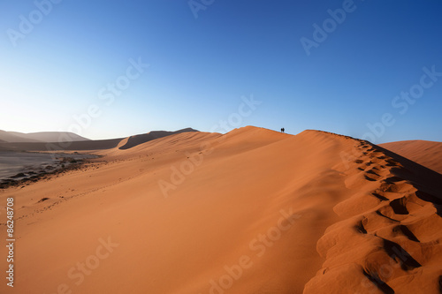 dune in Hidden Vlei in Namib desert