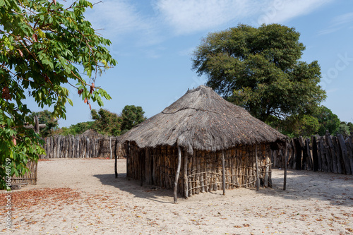 traditional african village with houses © ArtushFoto